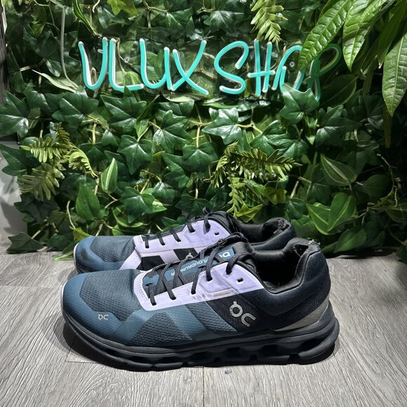 On Cloudrunner Shoes Mens Size 13 Teal Blue Purple Running Shoes main image 12
